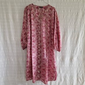 Rose vintage silke kjole No.40