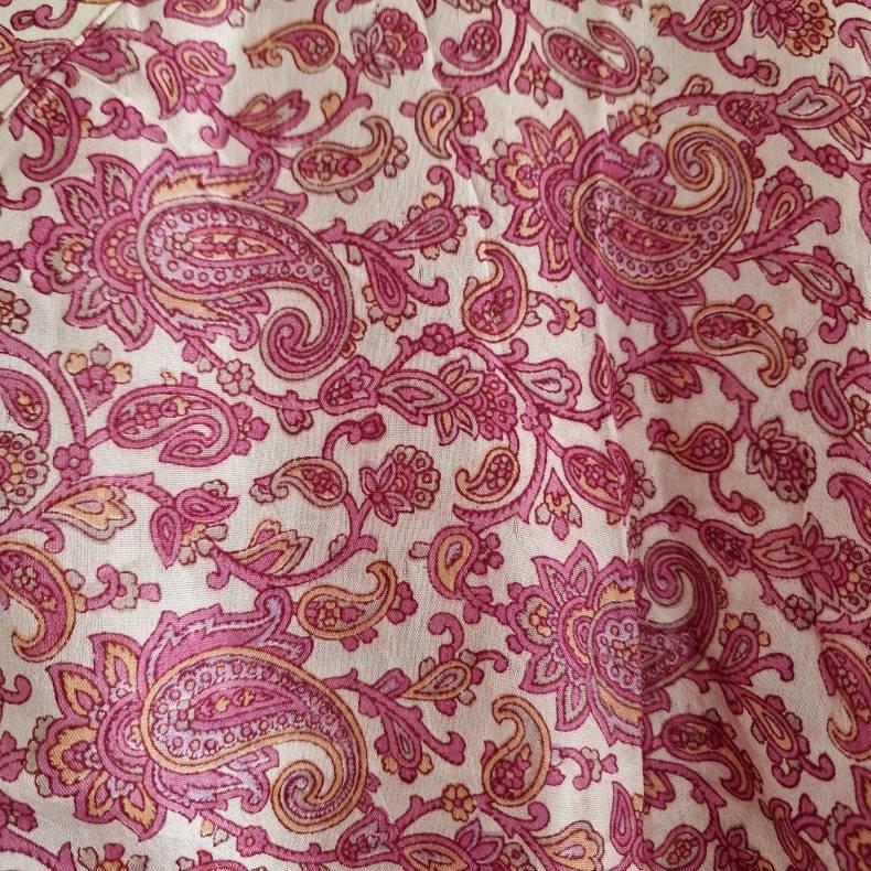 Rose vintage silke kjole No.40