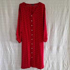 Rose vintage silke kjole No.41