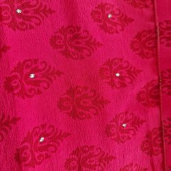 Rose vintage silke kjole No.41