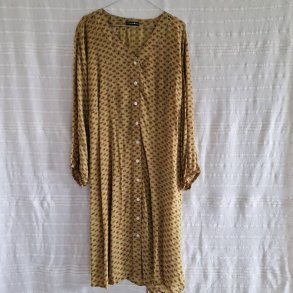 Rose vintage silke kjole No.42