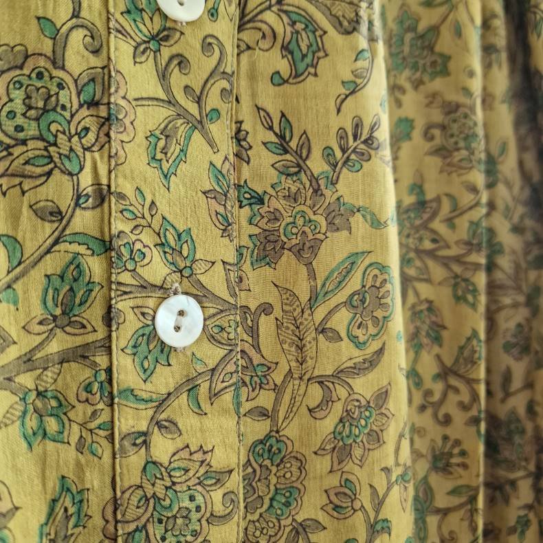 Rose vintage silke kjole No.43