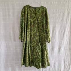 Rose vintage silke kjole No.44