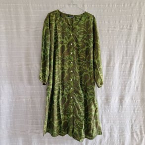 Rose vintage silke kjole No.44