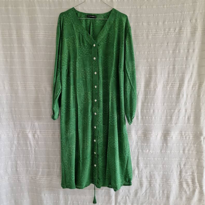 Rose vintage silke kjole No. 45