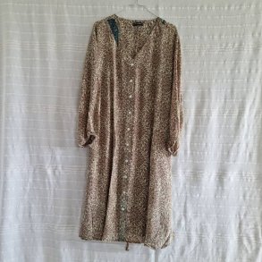 Rose vintage silke kjole No. 46