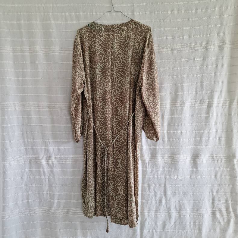 Rose vintage silke kjole No. 46