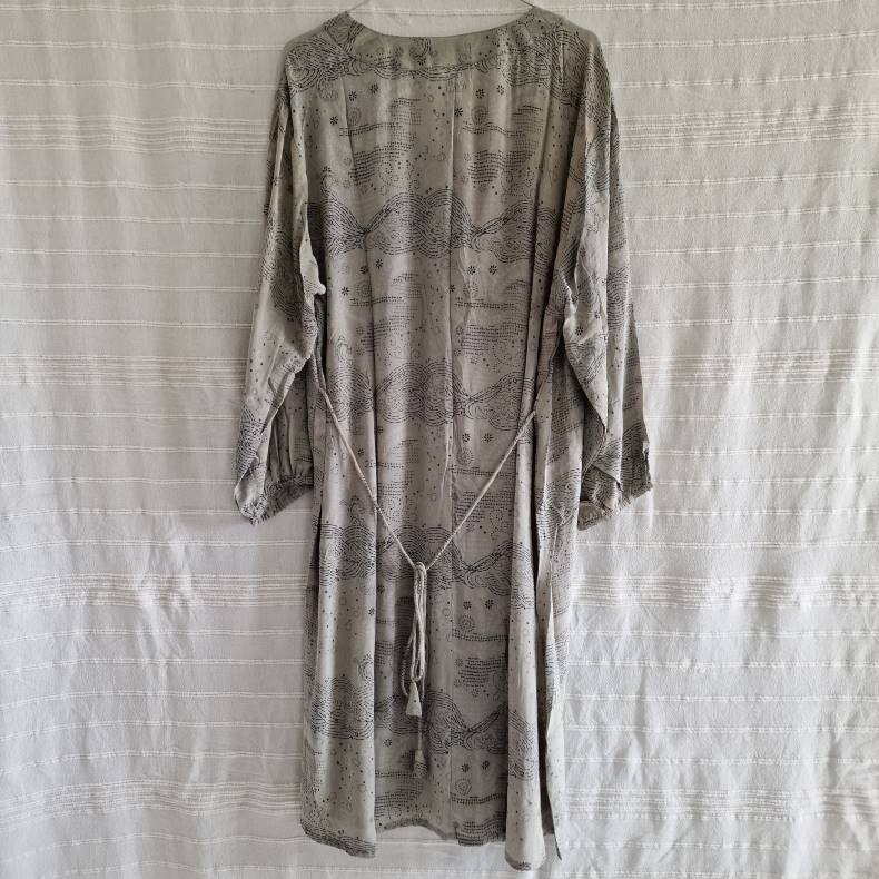 Rose vintage silke kjole No.49