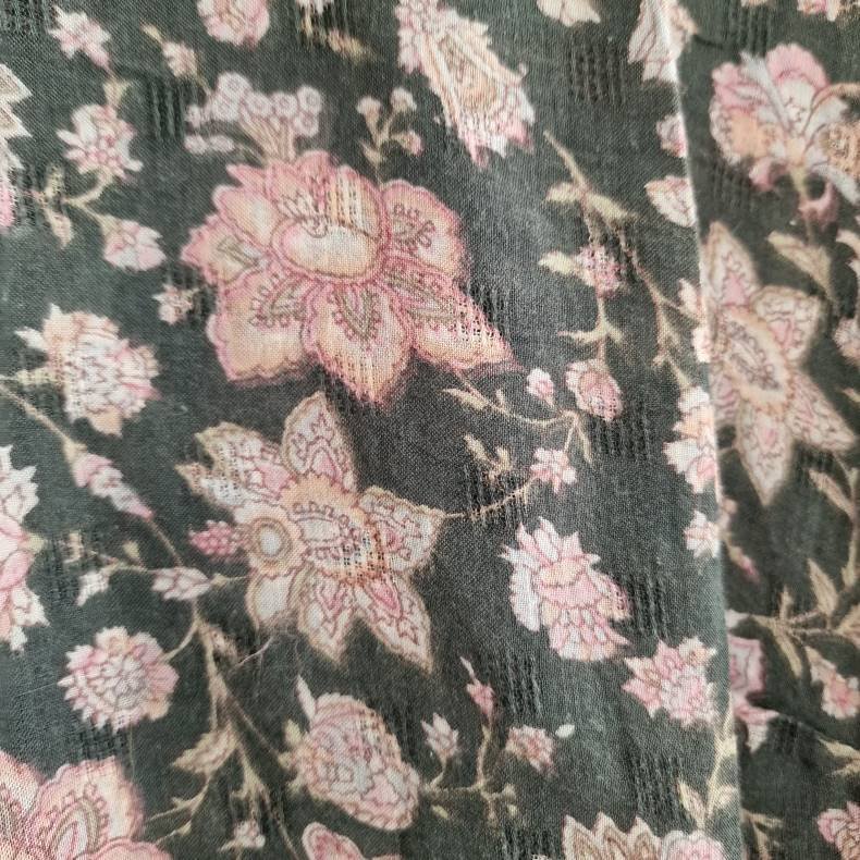 Rose vintage silke kjole No.48