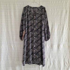 Rose vintage silke kjole No.50