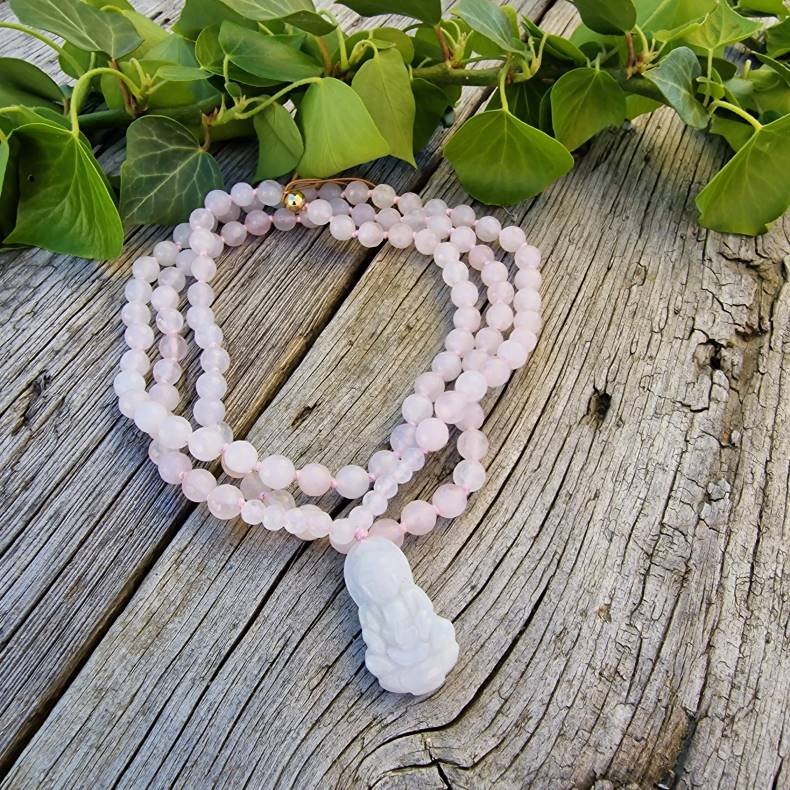 Rosa guan yin drm luksus boheme mala