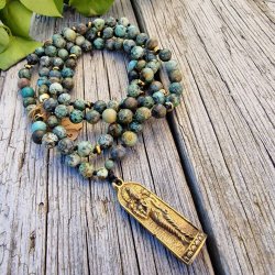 Afrikansk turkis Universets gudinde Luksus boheme mala