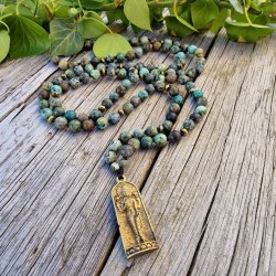 Afrikansk turkis Universets gudinde Luksus boheme mala