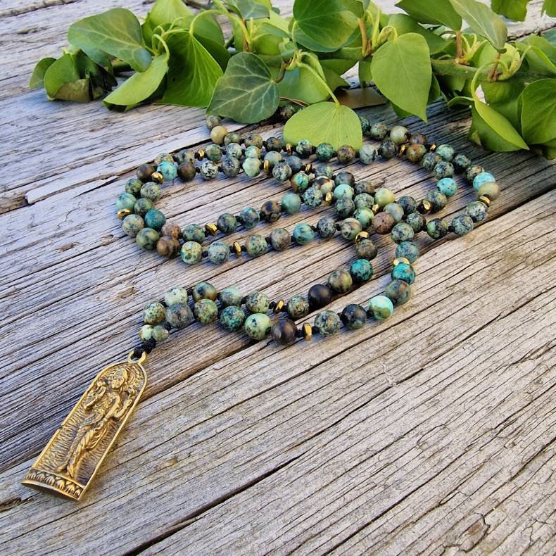 Afrikansk turkis Universets gudinde Luksus boheme mala