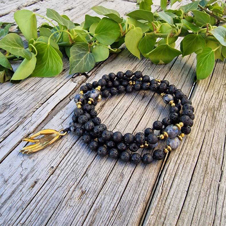 Lava og lavekite eventyrlig mudra luksus boheme mala