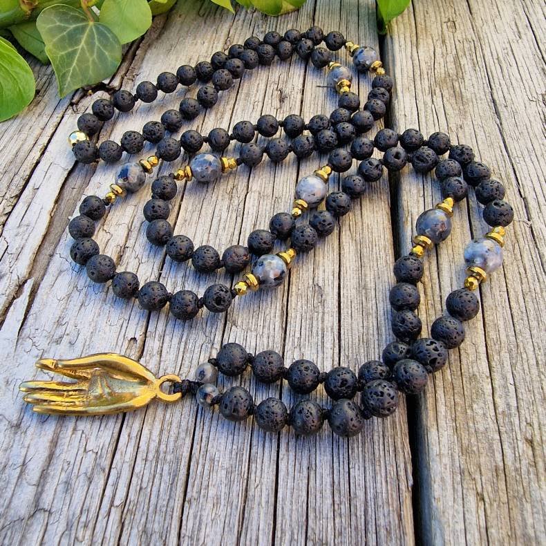 Lava og lavekite eventyrlig mudra luksus boheme mala