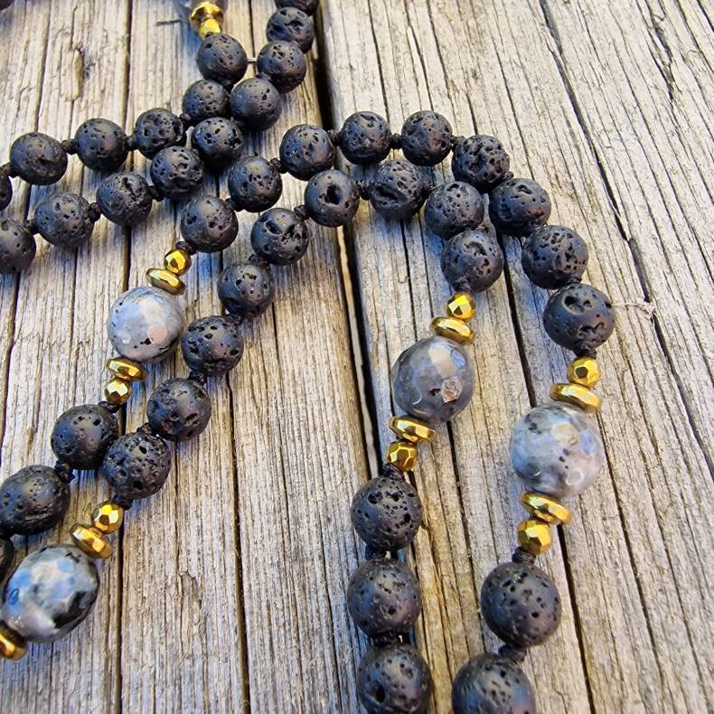 Lava og lavekite eventyrlig mudra luksus boheme mala