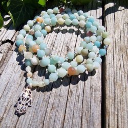 Amazonite hamsa S luksus boheme mala