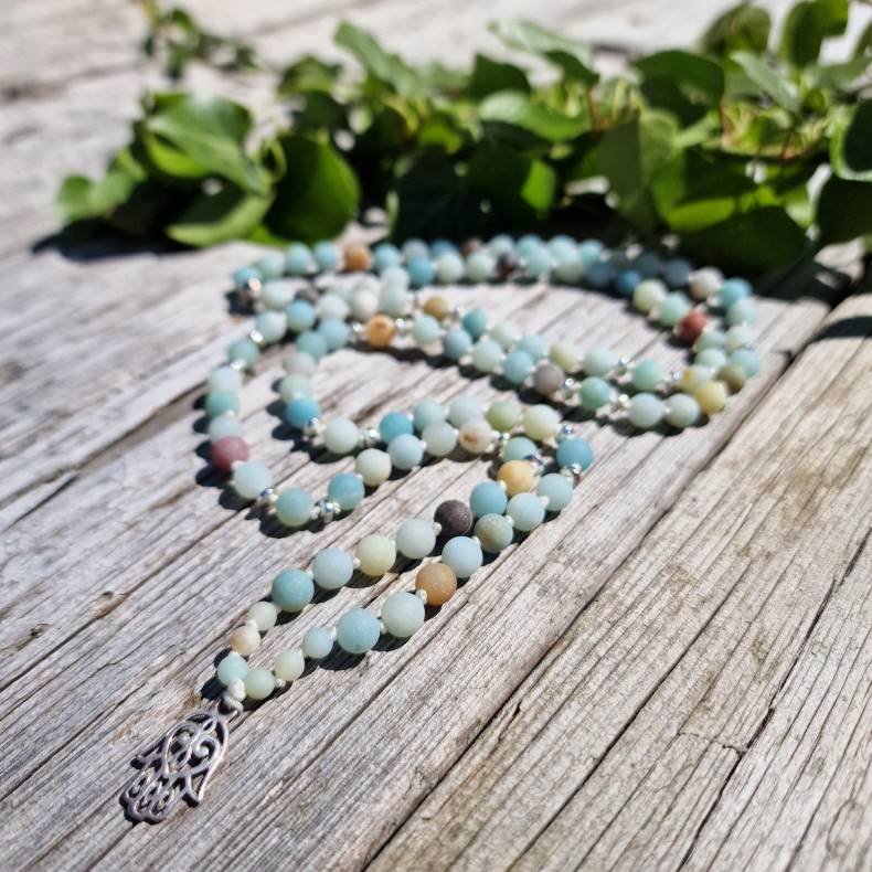 Amazonite hamsa S luksus boheme mala