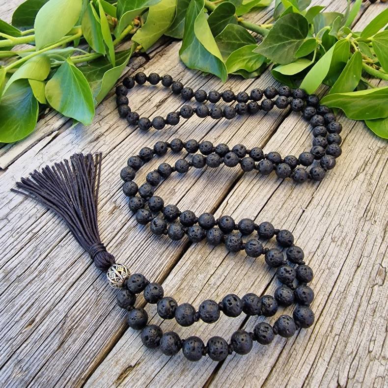 Knot lava unisex mala 6mm
