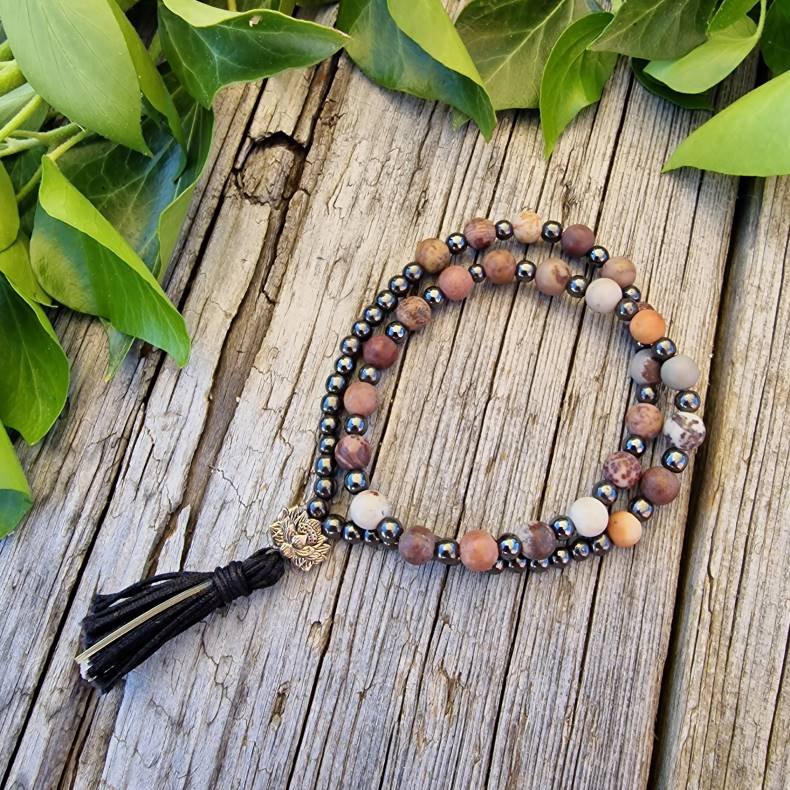 Mala braclet nature jaspis