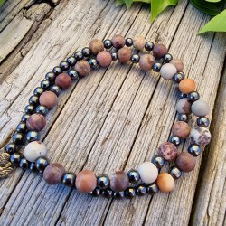 Mala braclet nature jaspis