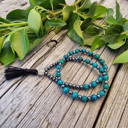 Mala braclet Chrysocolla