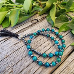 Mala braclet Chrysocolla