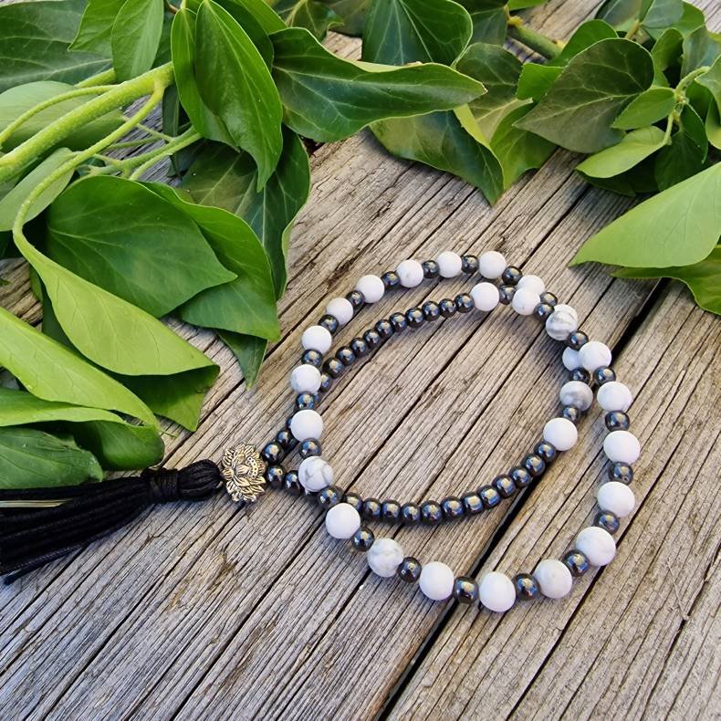 Mala braclet howlite