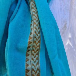 Turkis klar t�rkl�de med gylden bort