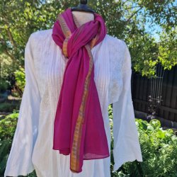 Pink t�rkl�de med rosa/gylden bort