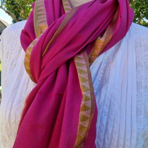 Pink t�rkl�de med rosa/gylden bort