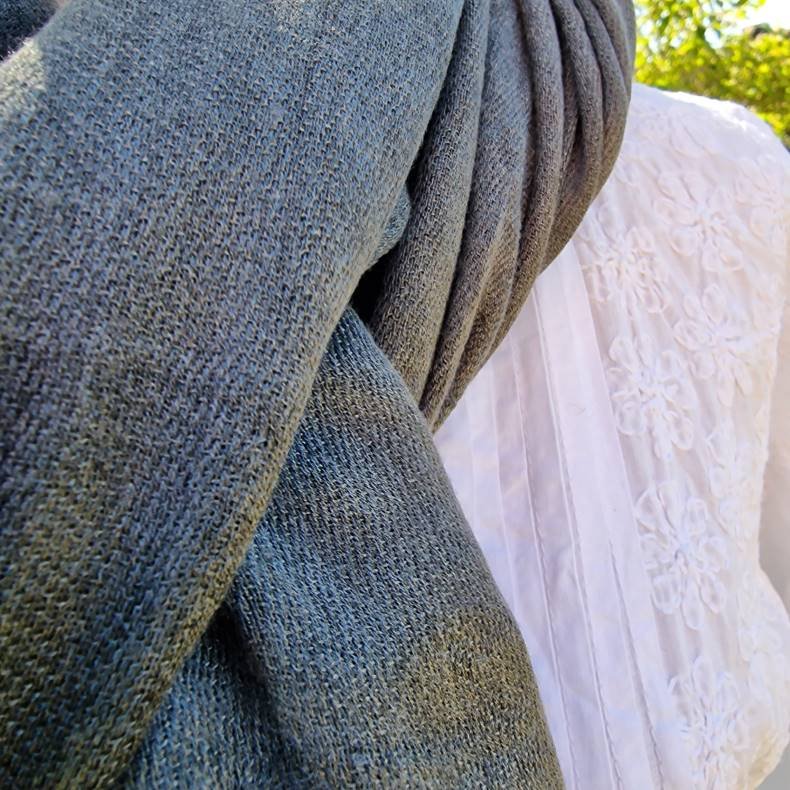 Grt uld/bomulds mix trklde