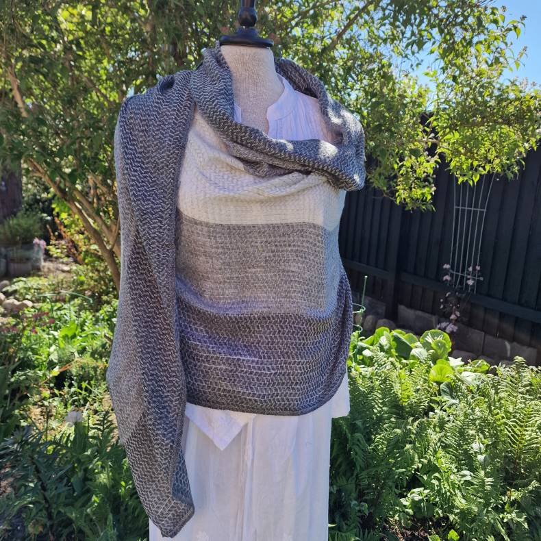 Unisex halstrklde mixuld 3 farvet