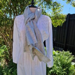 Halstrklde unisex , beige mixuld