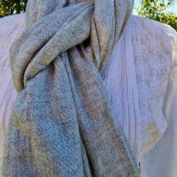 Halstrklde unisex , beige mixuld