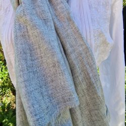 Halstrklde unisex , beige mixuld