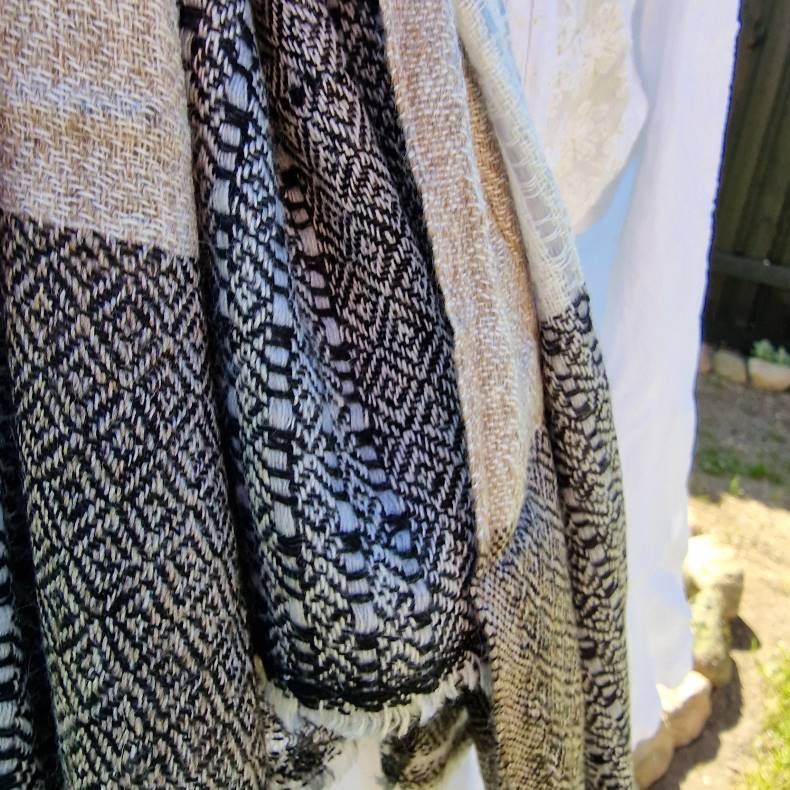 Uldmix halstrklde lyst mnster