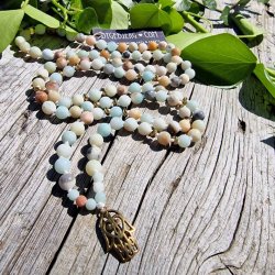 Amazonite mat hamsa luksus boheme mala