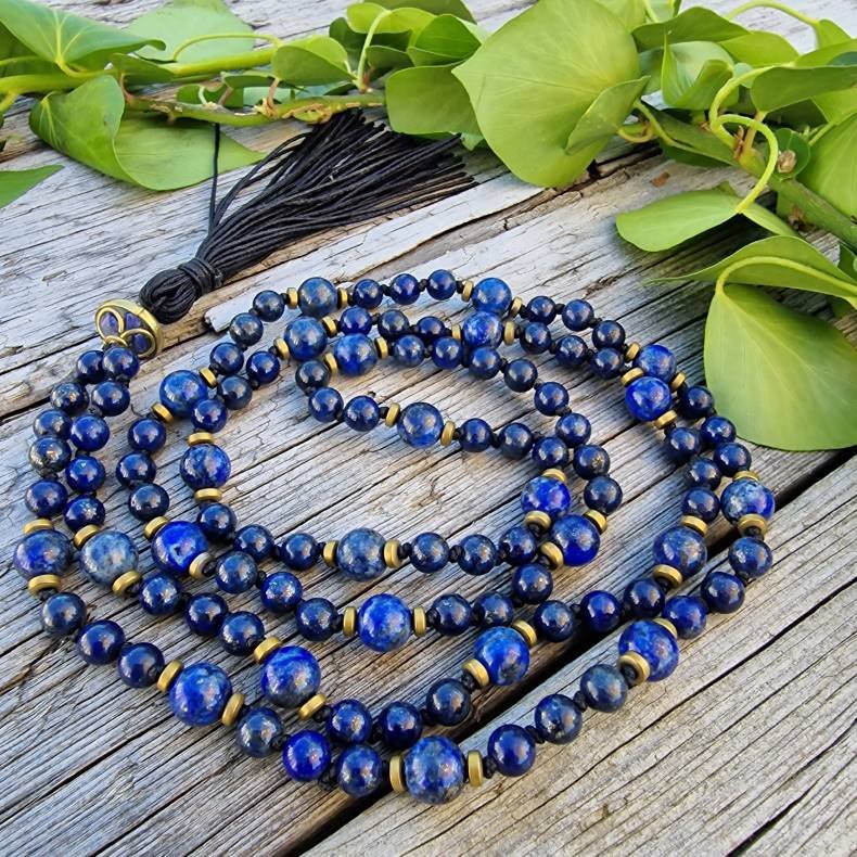 Lapis mix unisex mala, 8mm