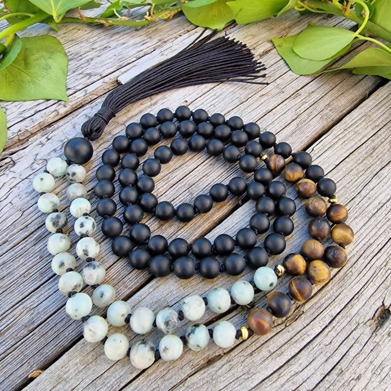 Tiger Lotus unisex mala G 8mm