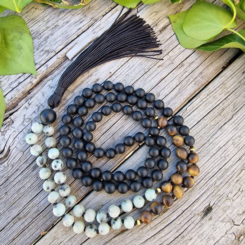 Tiger Lotus unisex mala G 8mm
