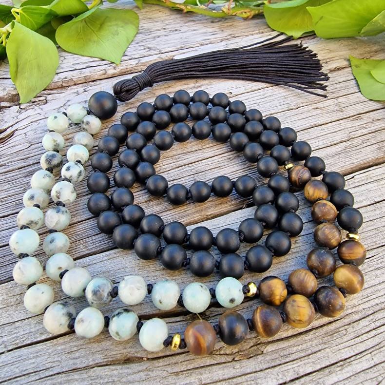 Tiger Lotus unisex mala G 8mm