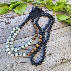 Tiger Lotus unisex mala G 8mm