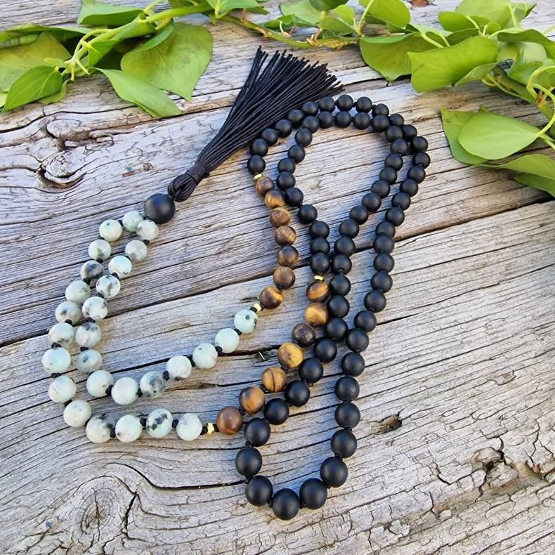 Tiger Lotus unisex mala G 8mm