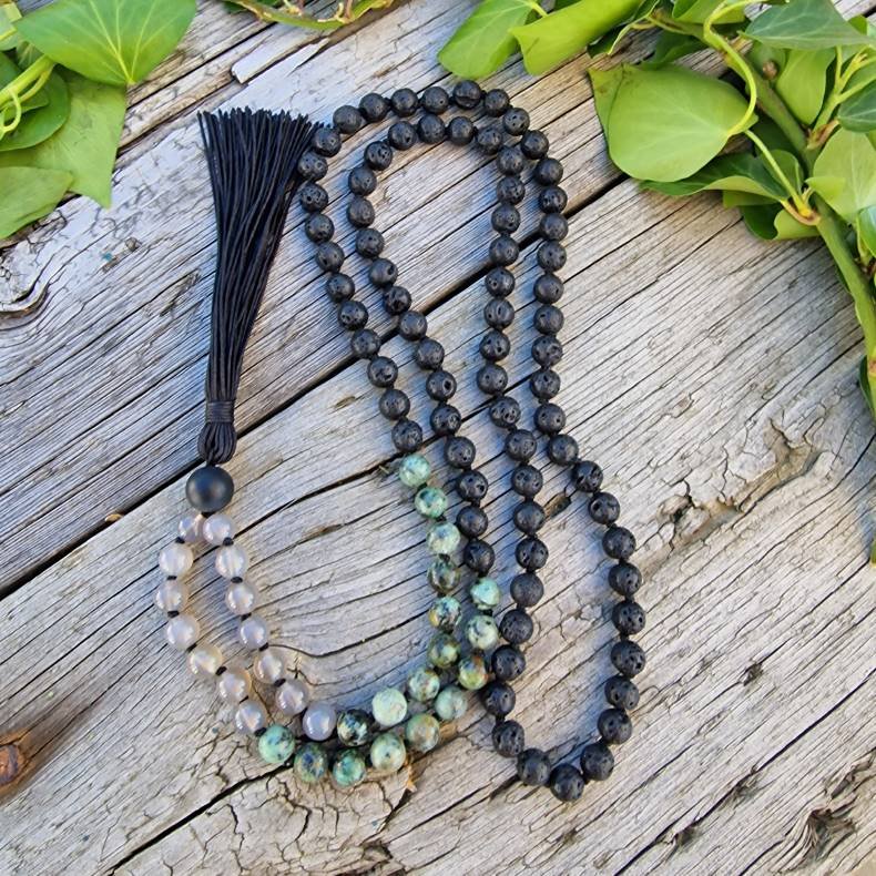 Gr /grn unisex mala , 8mm