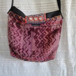 Bld spejl taske med lilla toner