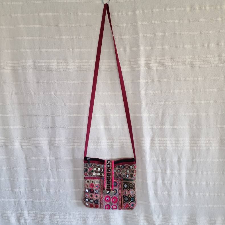 Pink vintage spejl sk�nhed