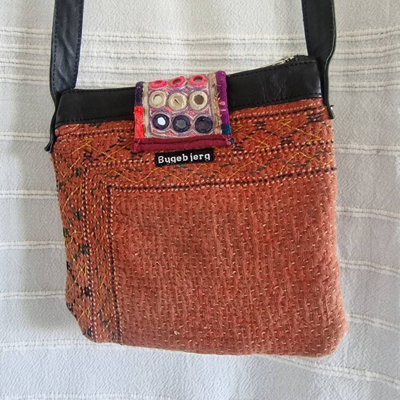 Klap unik vintage spejl taske