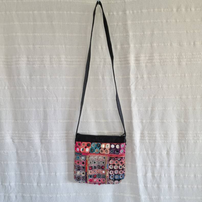 Stvede farver unik vintage spejl taske